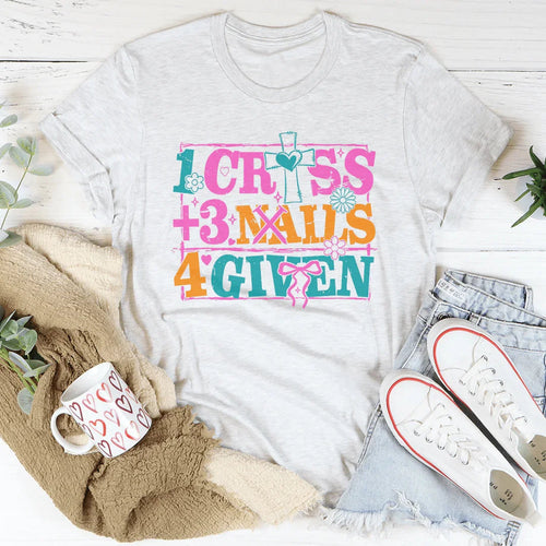 1 Cross +3 Nails 4 Given Tee - WonderingCloth