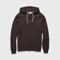 Marine French Terry Hoodie - Brown Heather - WonderingCloth