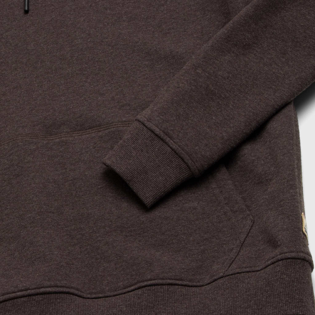 Marine French Terry Hoodie - Brown Heather - WonderingCloth
