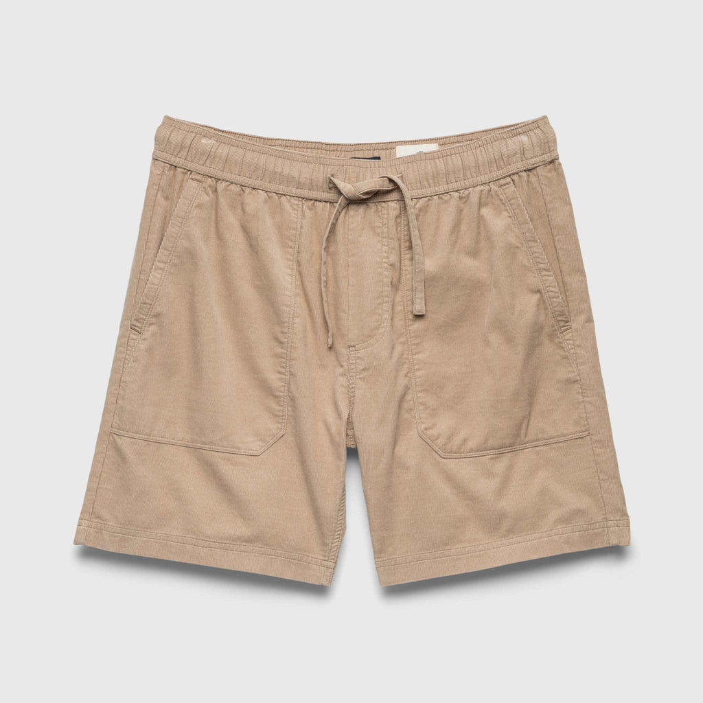 Tyler Corduroy Short - Chinchilla - WonderingCloth