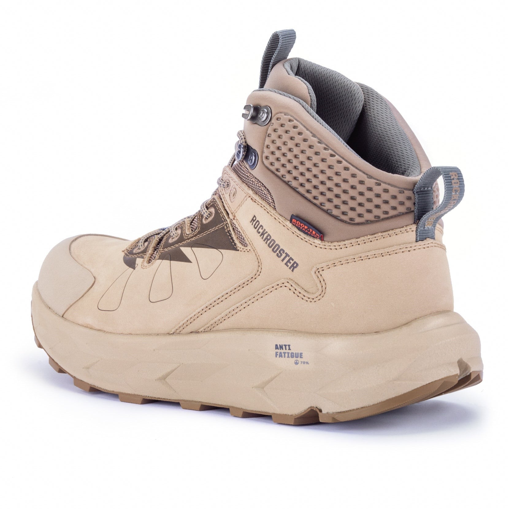rockrooster Farmington Sand 6 Inch Waterproof Hiking Boots with VIBRAM® Outsole  OC21035 - WonderingCloth