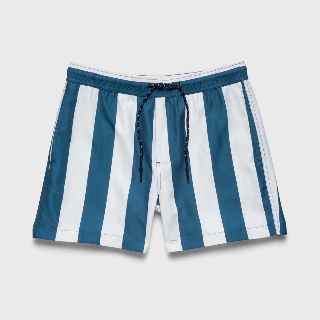 Jimmy 5" Stripe Volley - Blue - WonderingCloth
