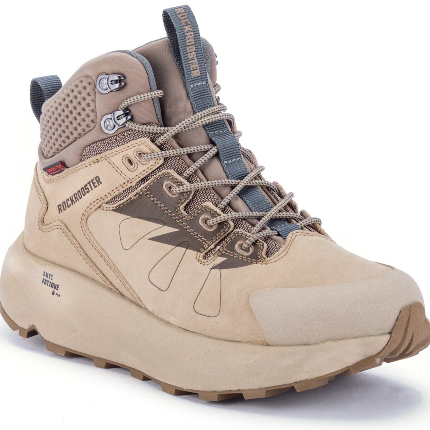 rockrooster Farmington Sand 6 Inch Waterproof Hiking Boots with VIBRAM® Outsole  OC21035 - WonderingCloth
