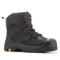 ROCKROOSTER Woodland Black 6 inch Composite Toe Leather Work Boots AK609 - WonderingCloth