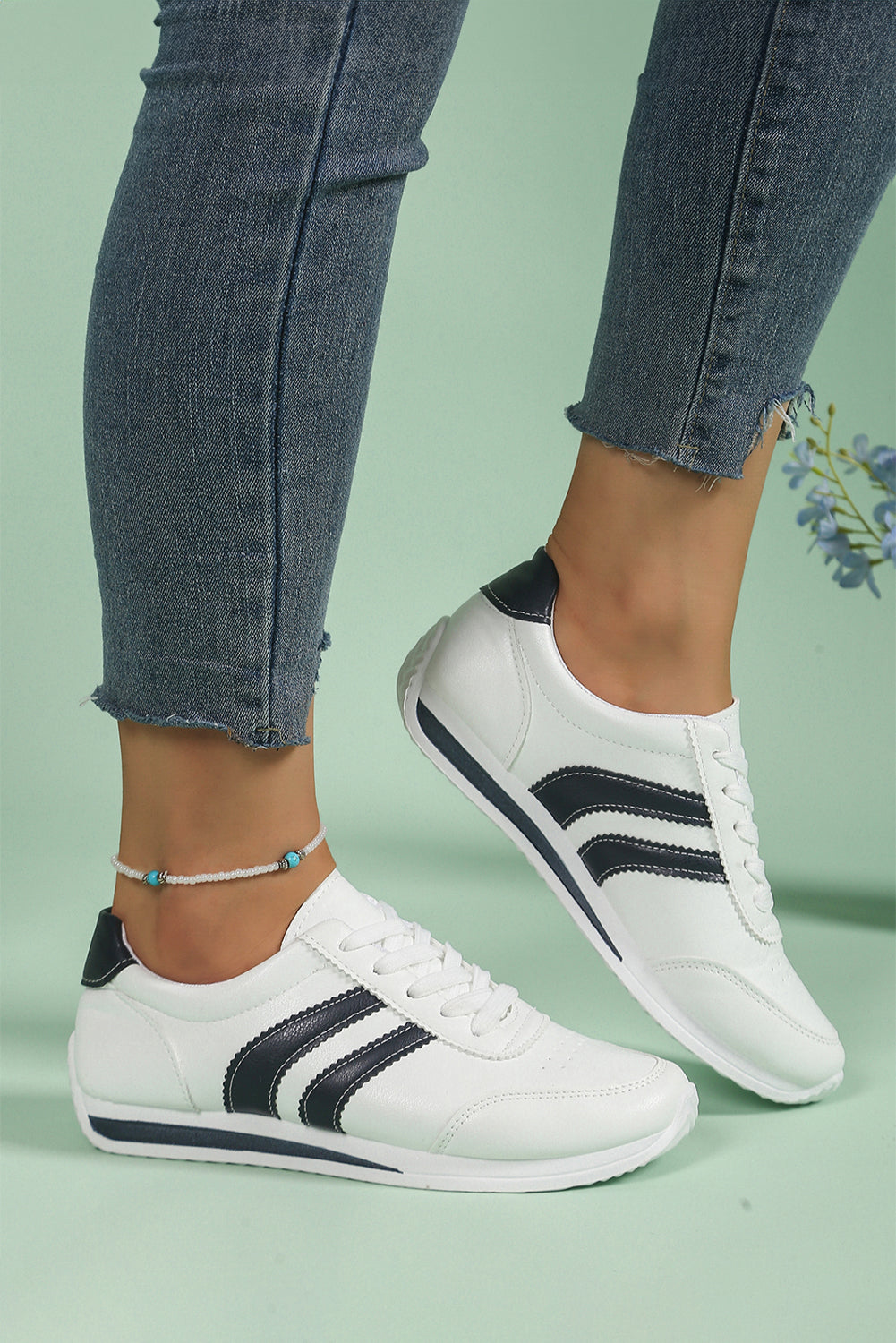Isabella Lace Up Flat Shoes - WonderingCloth