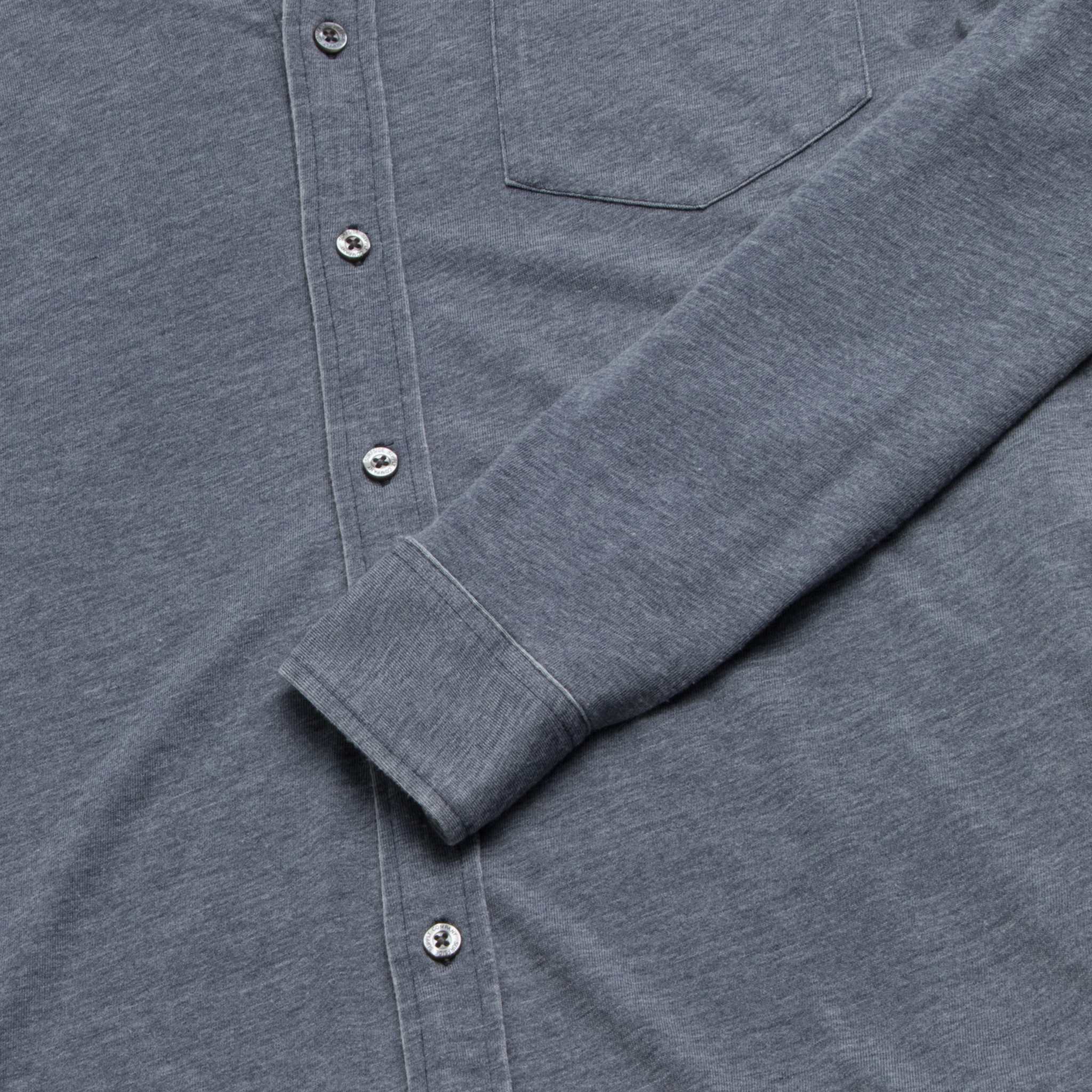 Anthony Burnout Shirt - Navy Blazer - WonderingCloth
