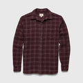 Brian Brushed Plaid Shirt - Cabernet Heather - WonderingCloth