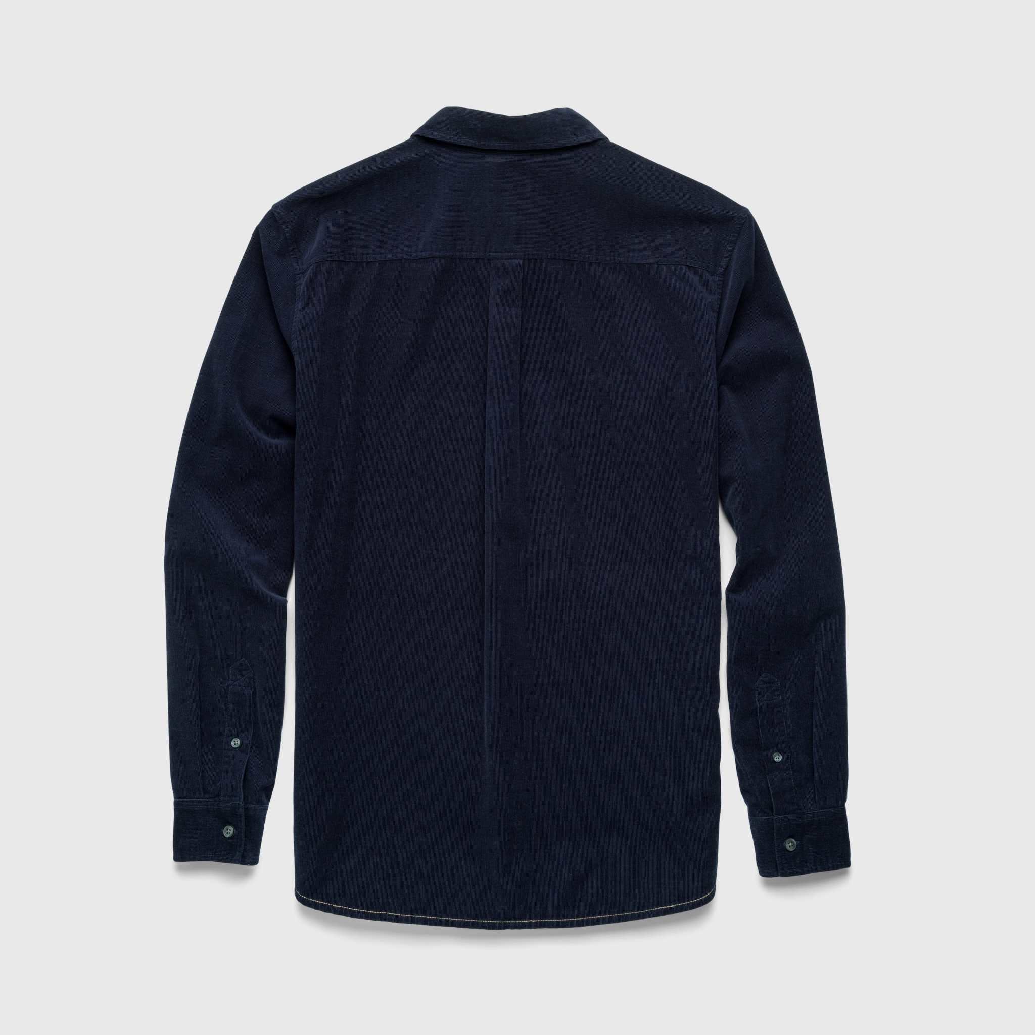 Brian Corduroy Shirt - Navy Blazer - WonderingCloth