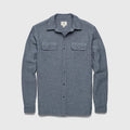 Zhu Double Gauze Shirt - Navy - WonderingCloth
