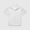 Joey Slub Island Shirt - Brilliant White - WonderingCloth