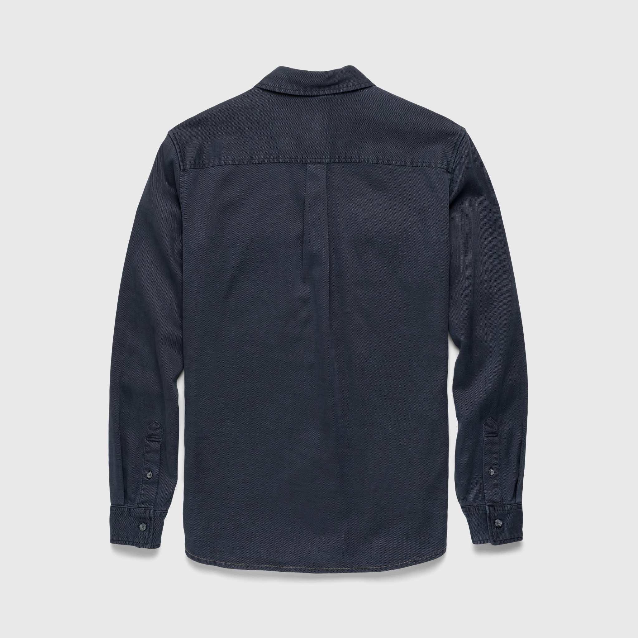 Jeb Tencel Shirt - Navy - WonderingCloth