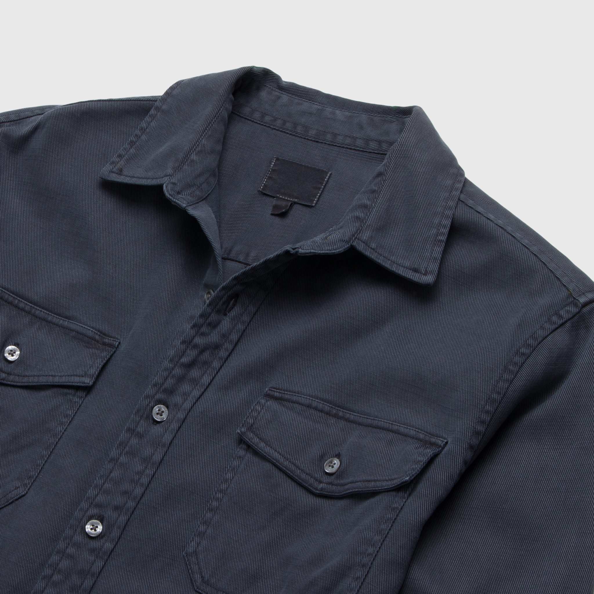 Jeb Tencel Shirt - Navy - WonderingCloth