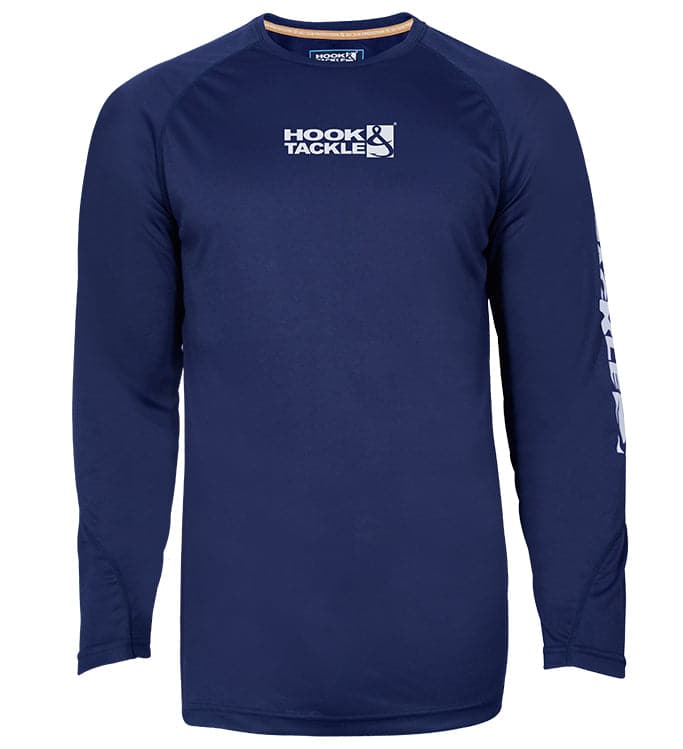 Men's Fins & Stripes L/S UV Fishing Shirt - WonderingCloth