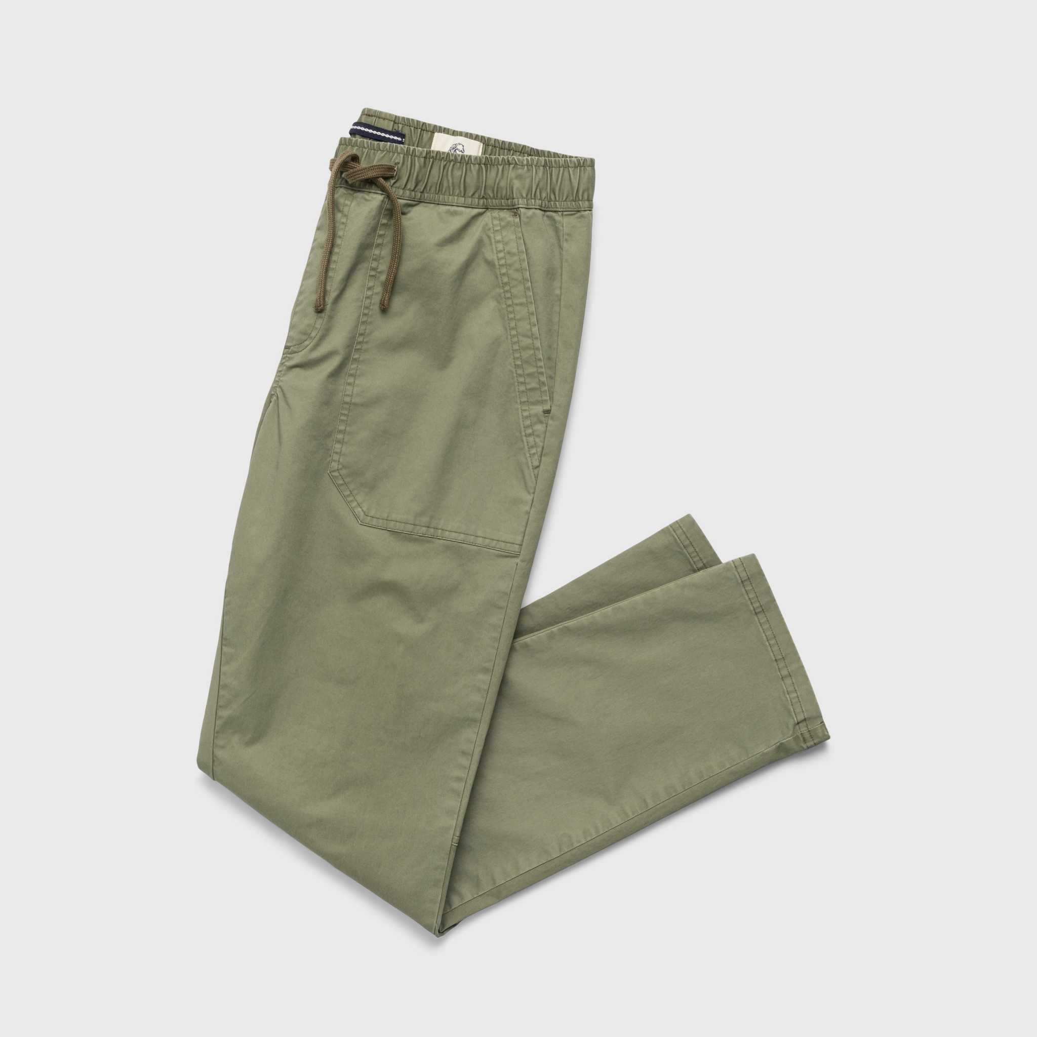 Tyler Poplin Utility Pant - Lichen Green - WonderingCloth