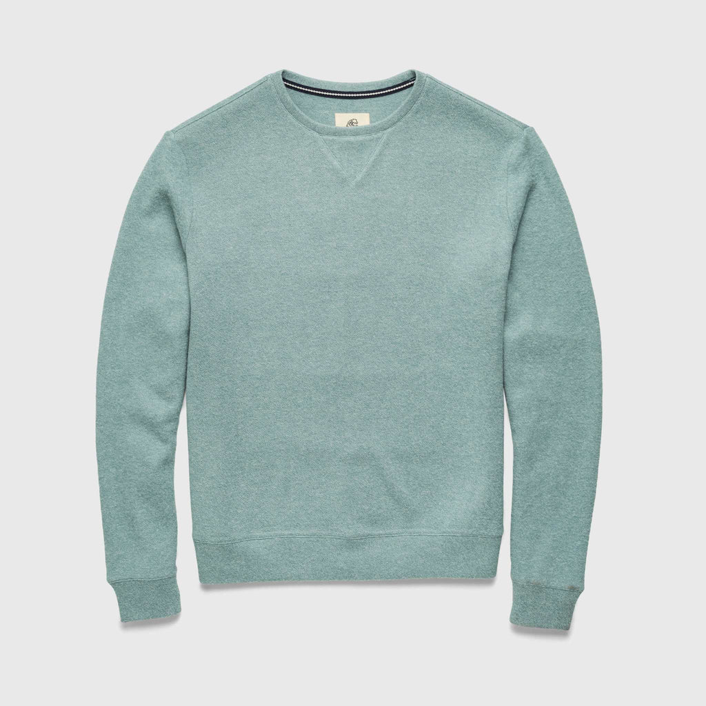 Butch Cashmist Crewneck - Aqua Heather - WonderingCloth