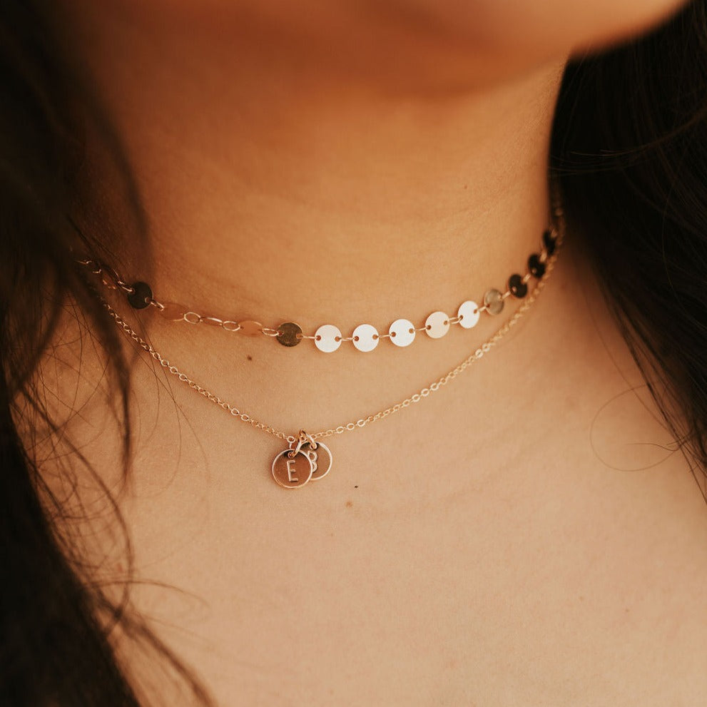 Initial Necklace - WonderingCloth