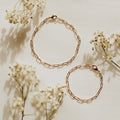 Madeline Gold Filled Paperclip Bracelet - WonderingCloth