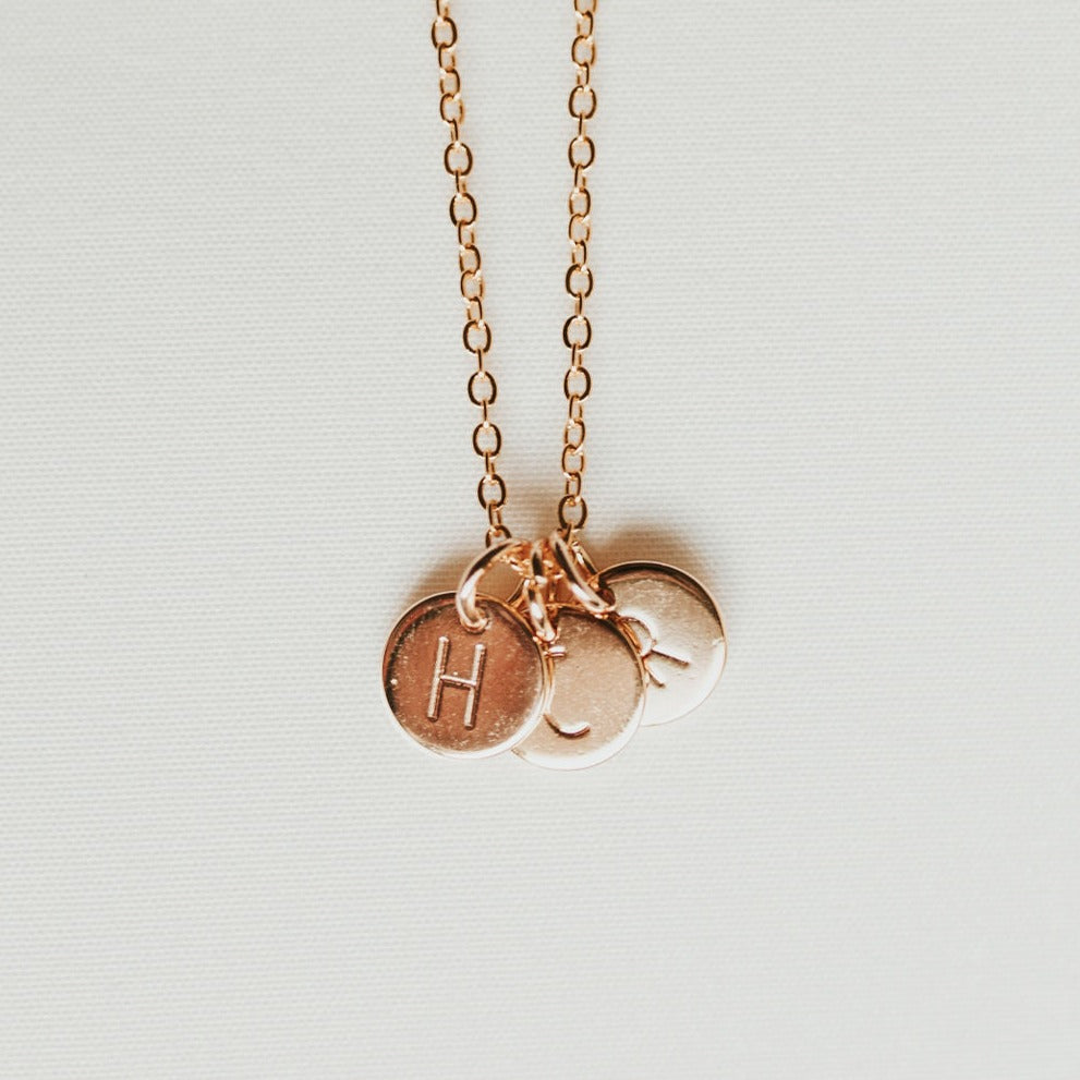 Initial Necklace - WonderingCloth