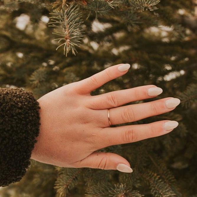 Micah Gold Filled Stacking Ring - WonderingCloth