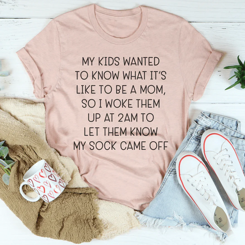 2am Mom Life Tee - WonderingCloth