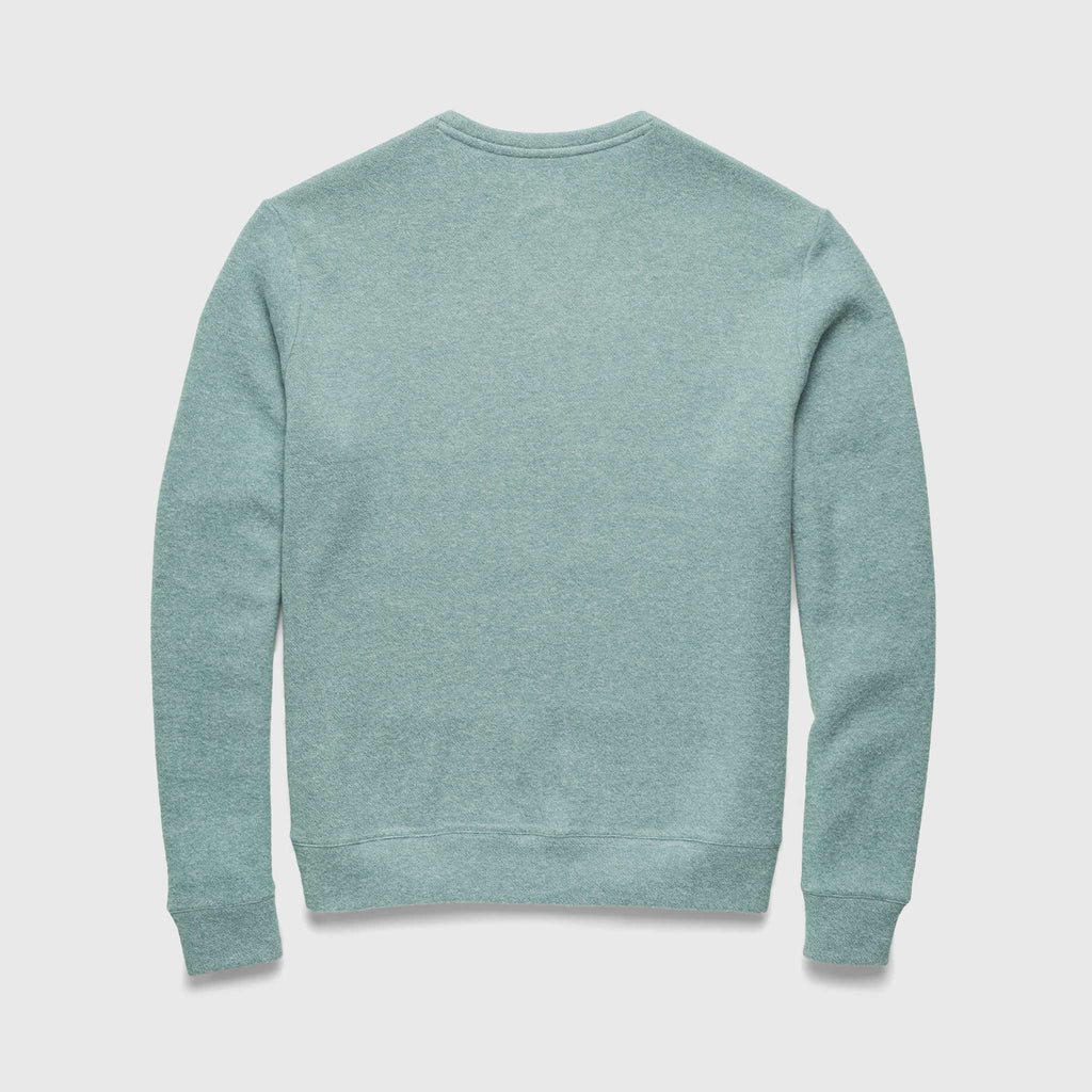 Butch Cashmist Crewneck - Aqua Heather - WonderingCloth