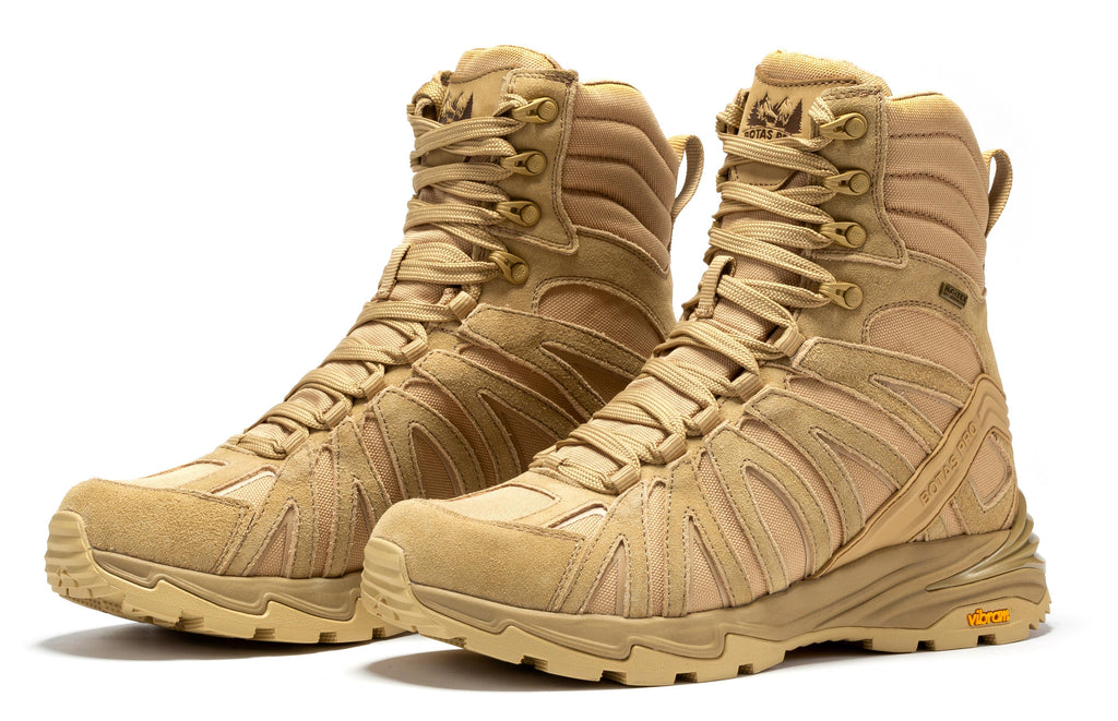 Botas Pro Sand 8 Inch Waterproof Tactical Boots with VIBRAM® Traction Lug Outsole  BP22820 - WonderingCloth
