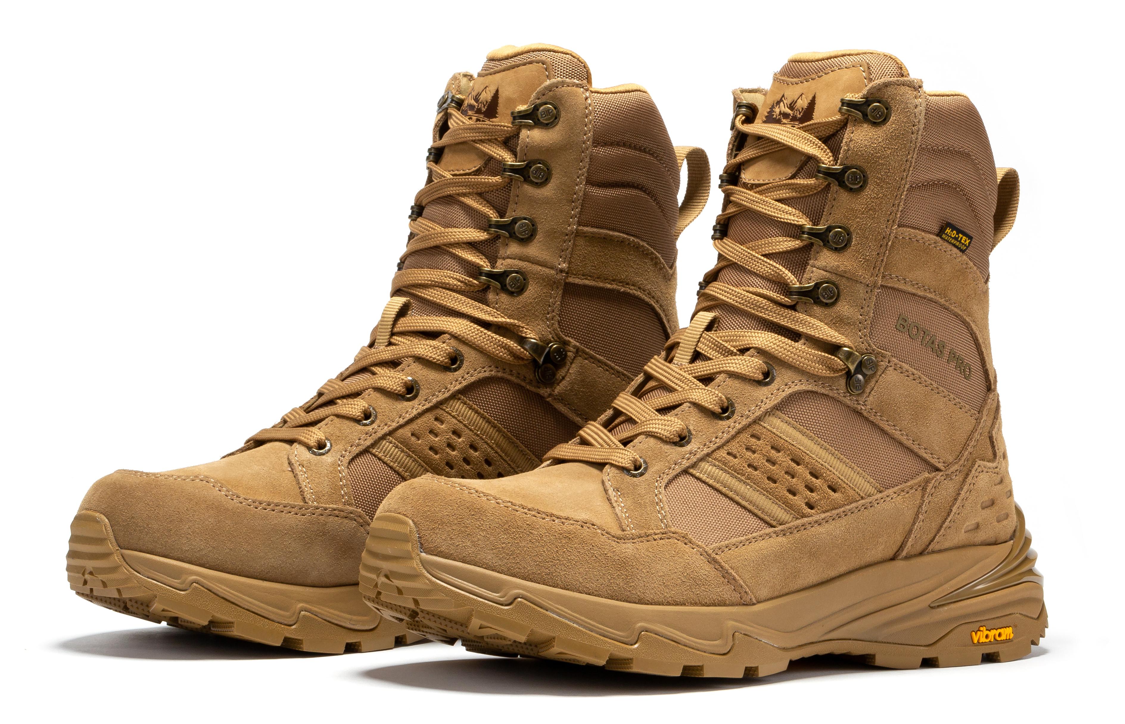 Botas Pro Sand 8 Inch Waterproof Tactical Boots with VIBRAM® Traction Lug Outsole  BP22810 - WonderingCloth