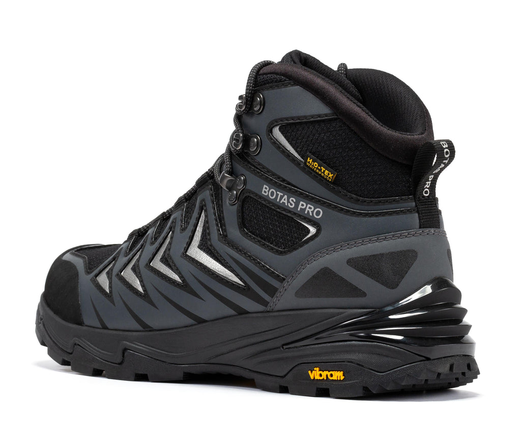 Botas Pro Metallic 6 Inch Waterproof Hiking Boots with VIBRAM® Traction Lug Outsole  BP22110 - WonderingCloth