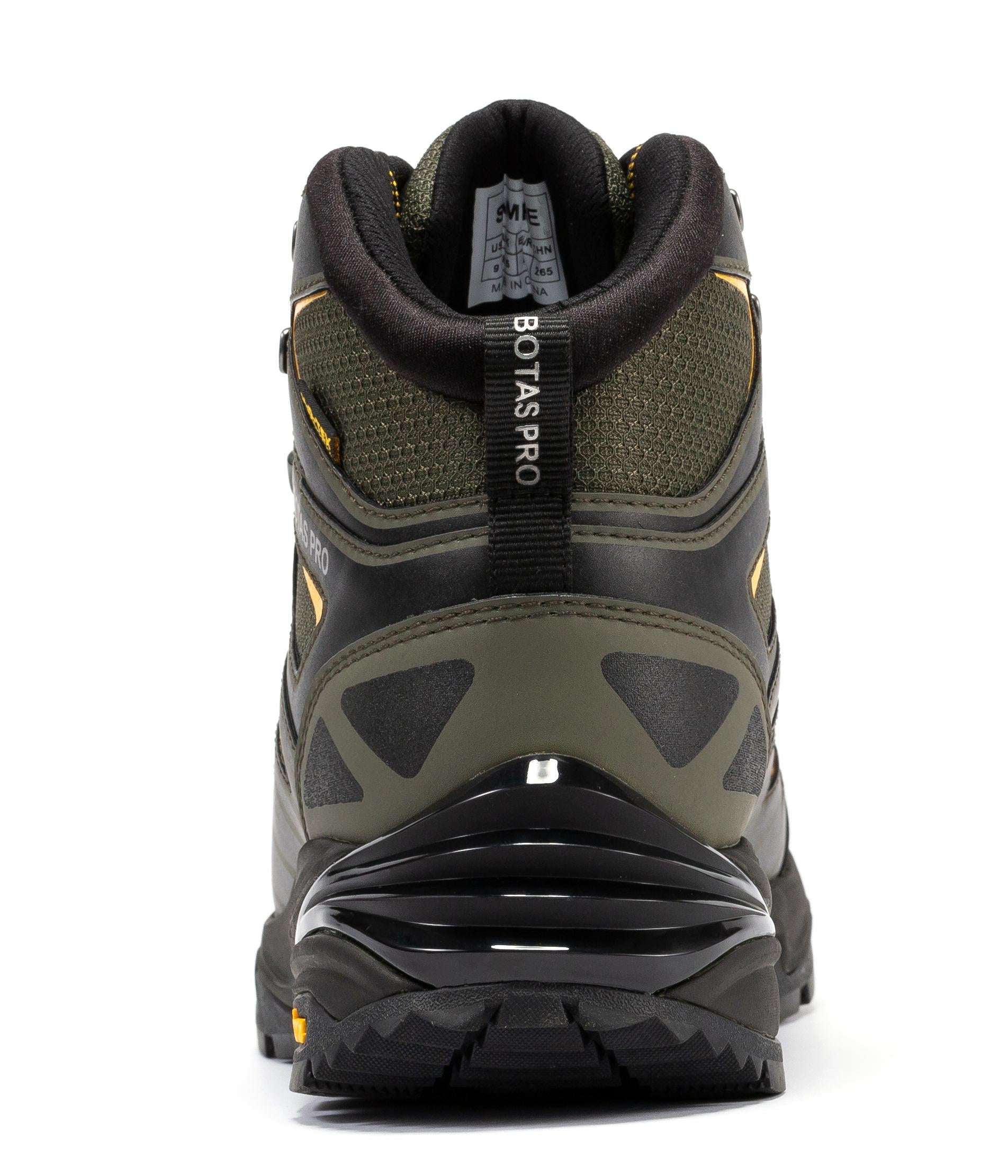 Botas Pro Metallic Green 6 Inch Waterproof Hiking Boots with VIBRAM® Traction Lug Outsole  BP22111 - WonderingCloth