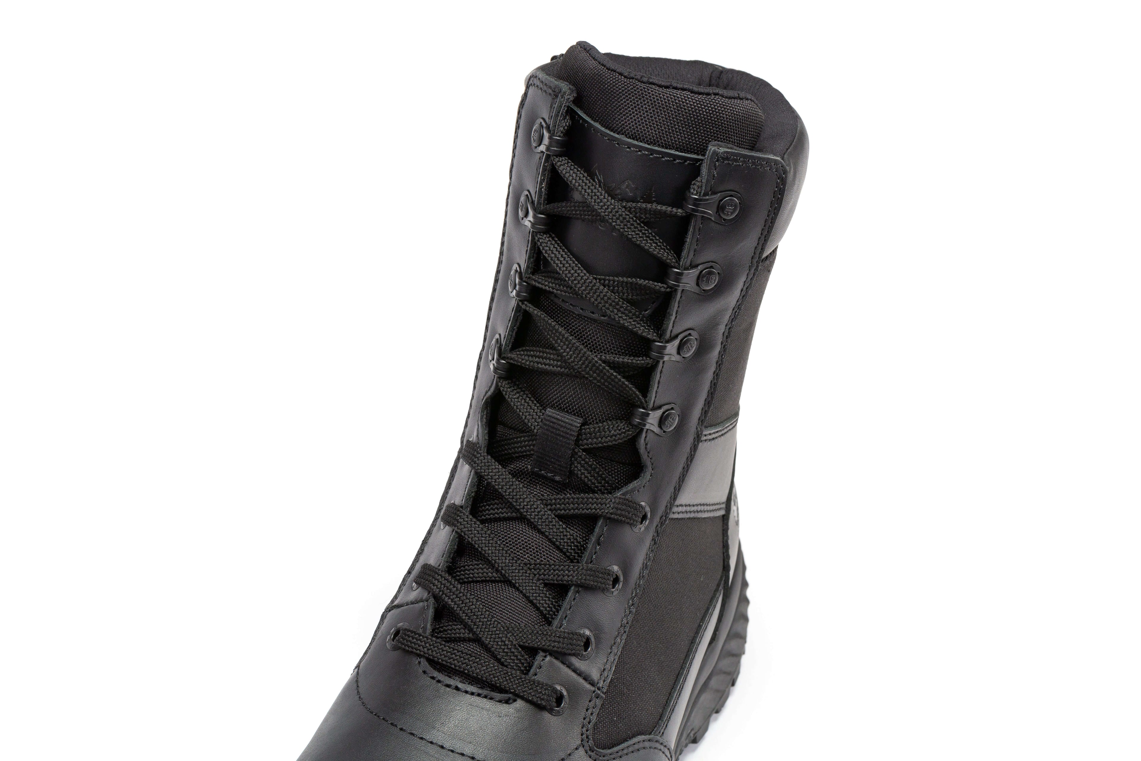 Botas Pro Black Men's 8 inch Side Zipper Military Tactical Boots BP703 - WonderingCloth