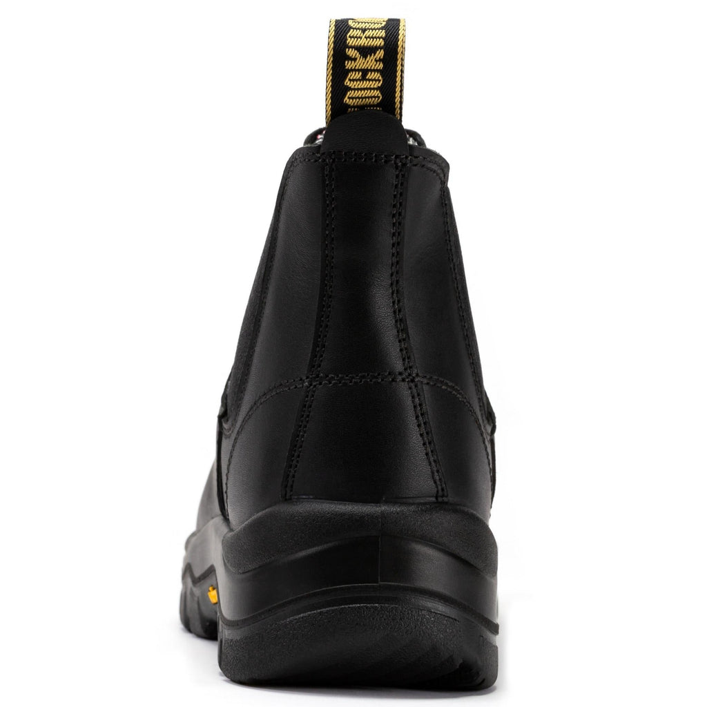 ROCKROOSTER Beaufort Men's Black 6 inch Composite Toe Pull-on Leather Work Boots VAK630 - WonderingCloth