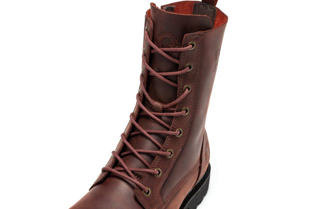 ROCKROOSTER Mantua Men's 8 inch Zip-sided Soft Toe Lug Sole Work Boots SAP130 - WonderingCloth