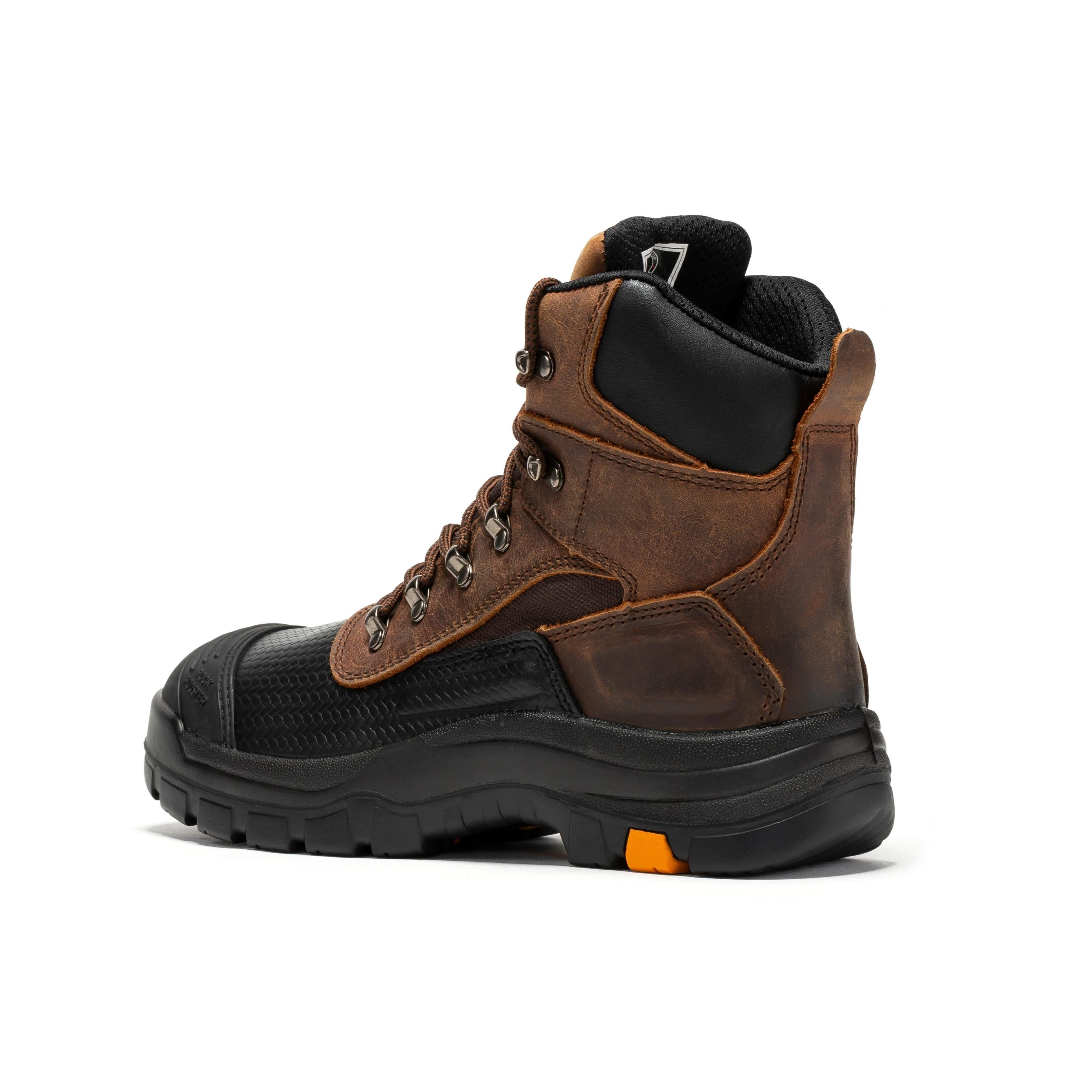 ROCKROOSTER Sedona 6 Inch Waterproof Steel Toe Leather Work Boots AK216 - WonderingCloth