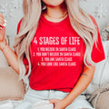 4 Stages Of Life Christmas Tee - WonderingCloth