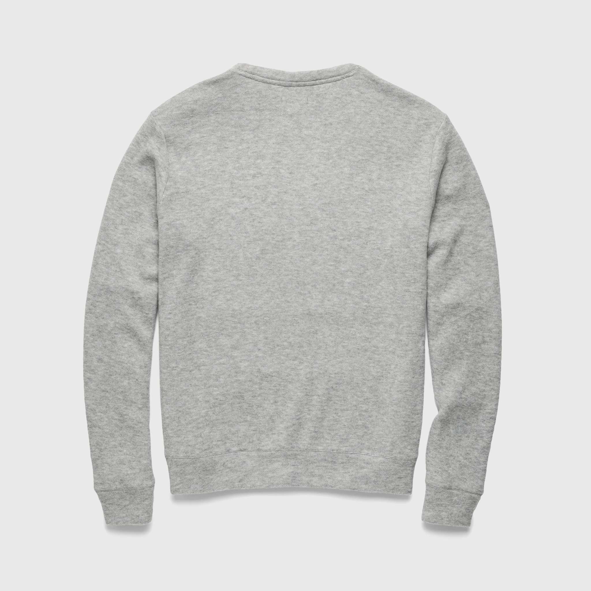 Butch Cashmist Crewneck - Heather Grey - WonderingCloth