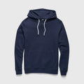Marine French Terry Hoodie - Navy Blazer - WonderingCloth