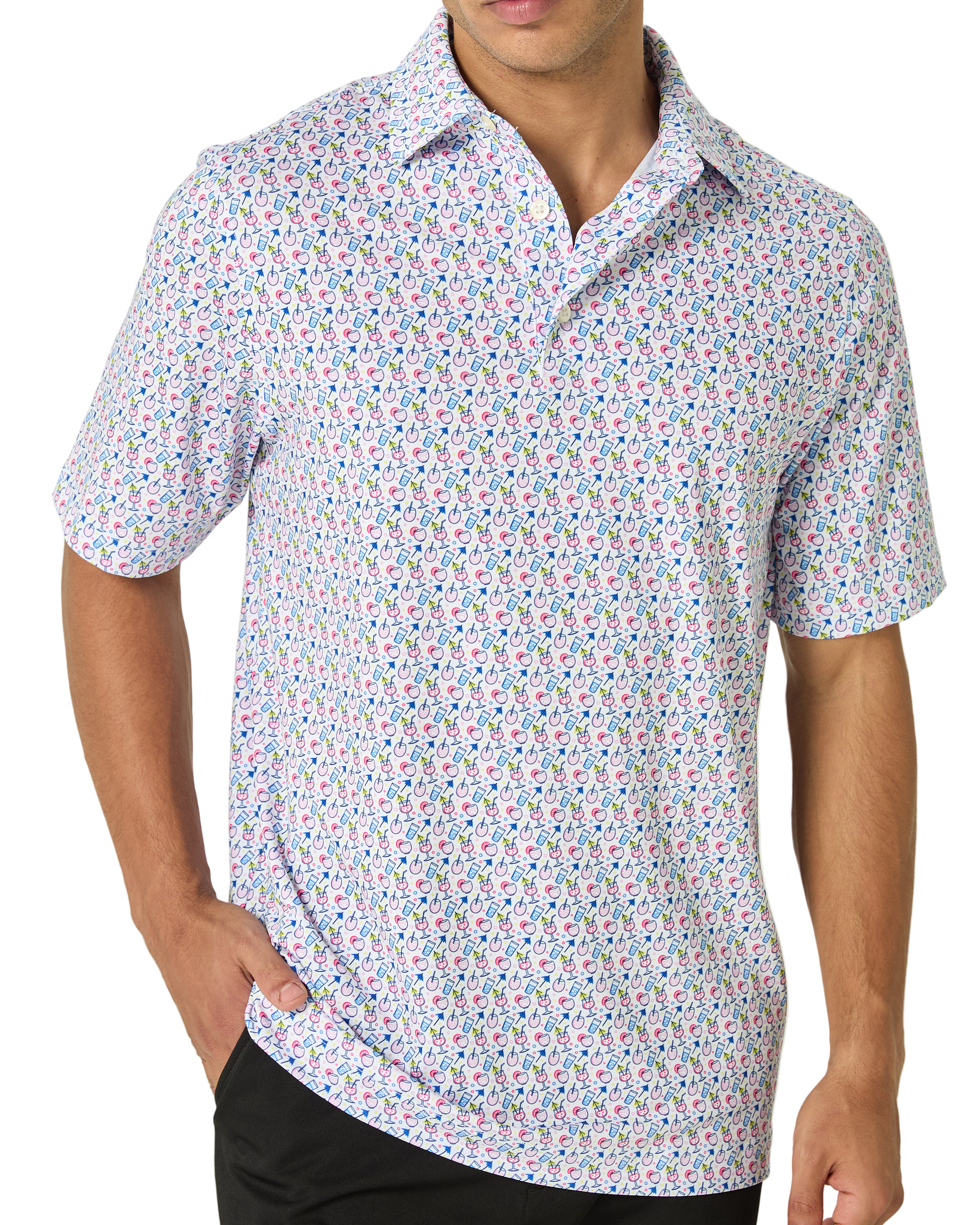 It's 5 O'clock Somewhere Men's Polo - WonderingCloth