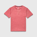 Sean Burnout Henley - Mineral Red - WonderingCloth