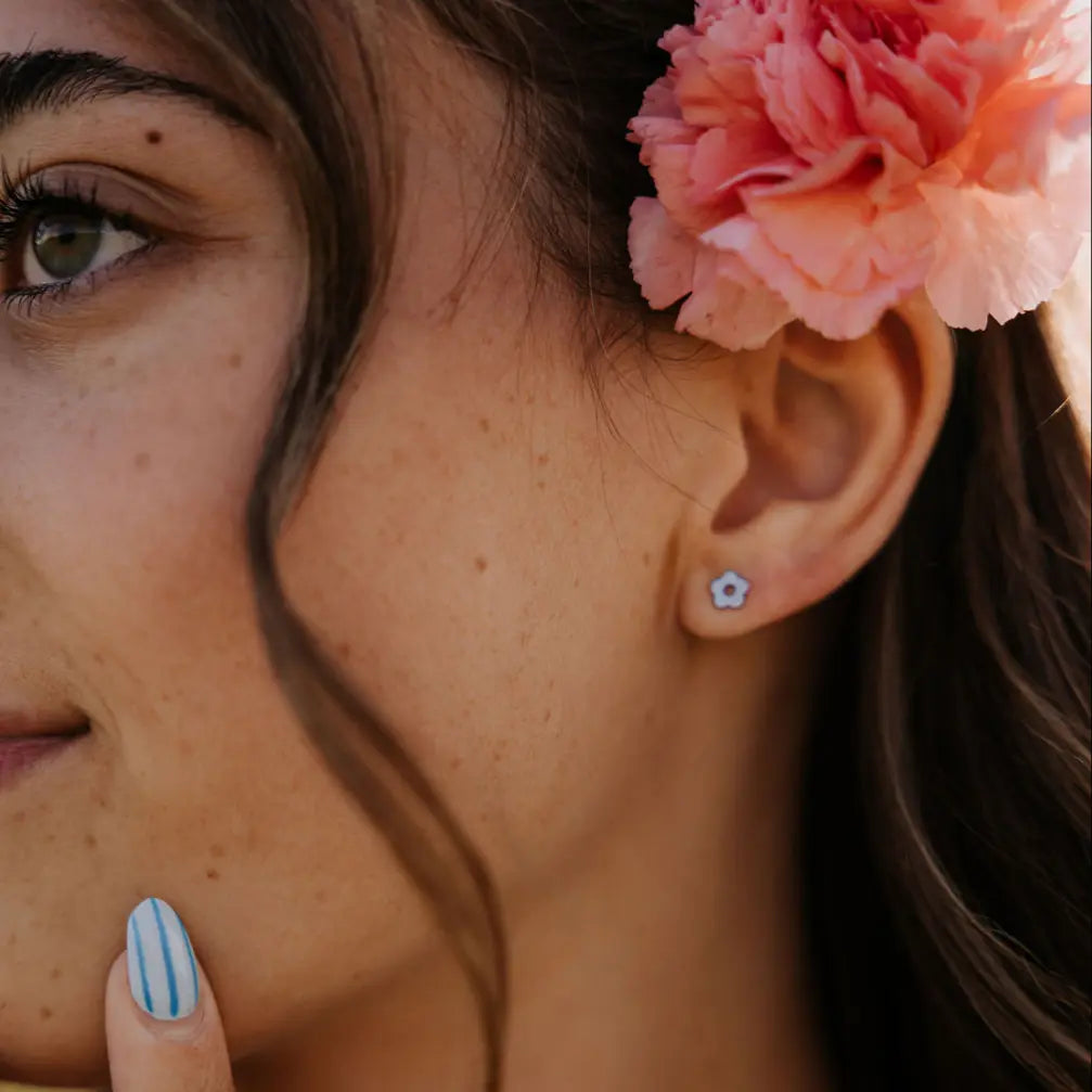Flower Flat Back Studs - WonderingCloth