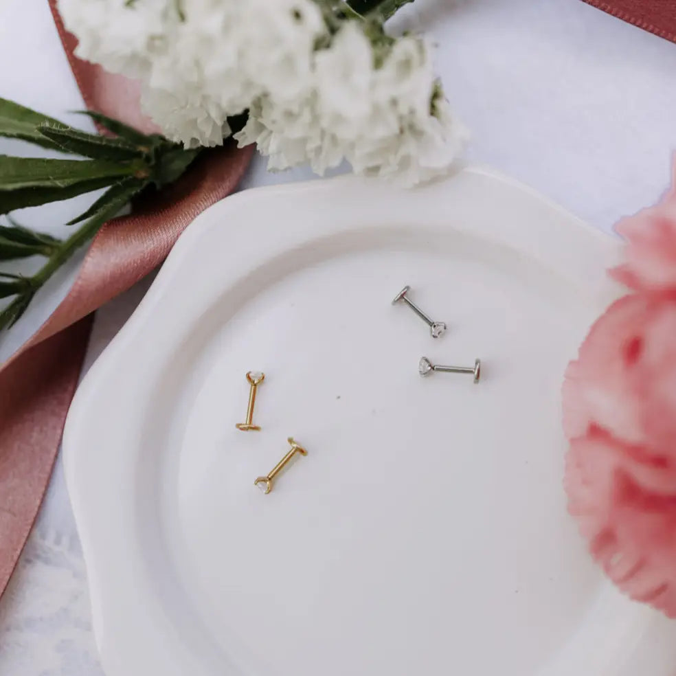 Diamond Flat Back Studs - WonderingCloth