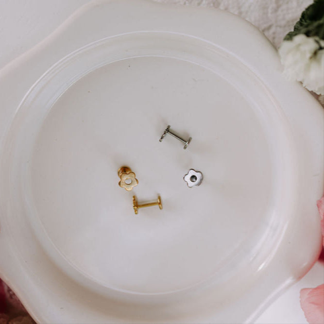 Flower Flat Back Studs - WonderingCloth