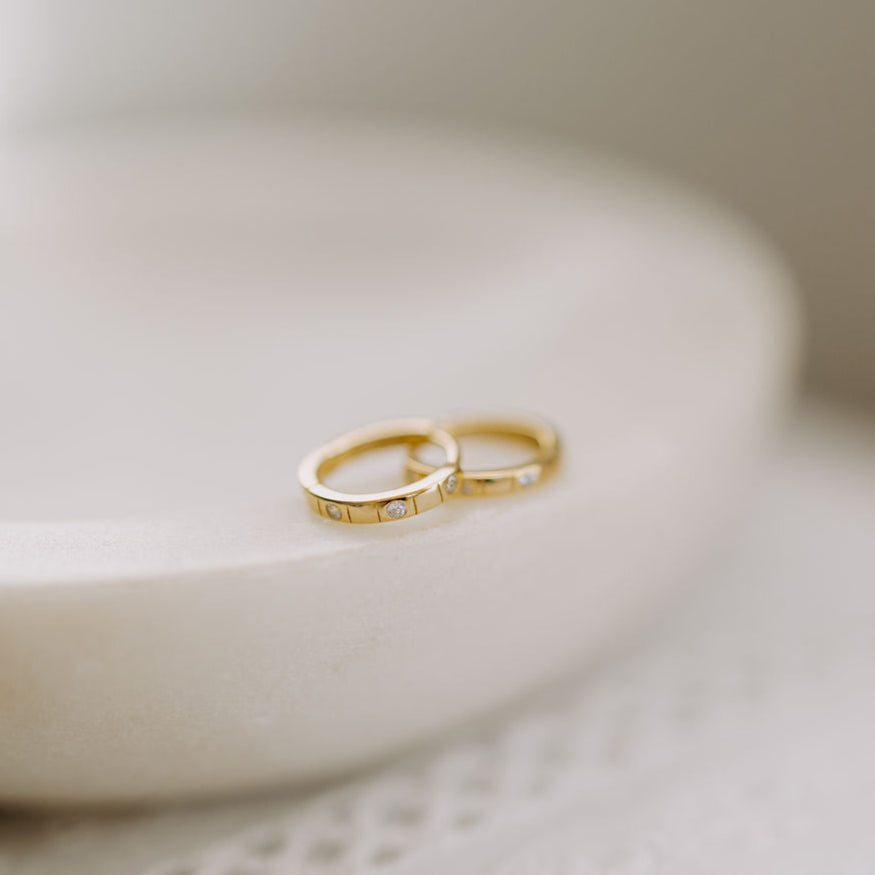 Diana Diamond Hoops - WonderingCloth