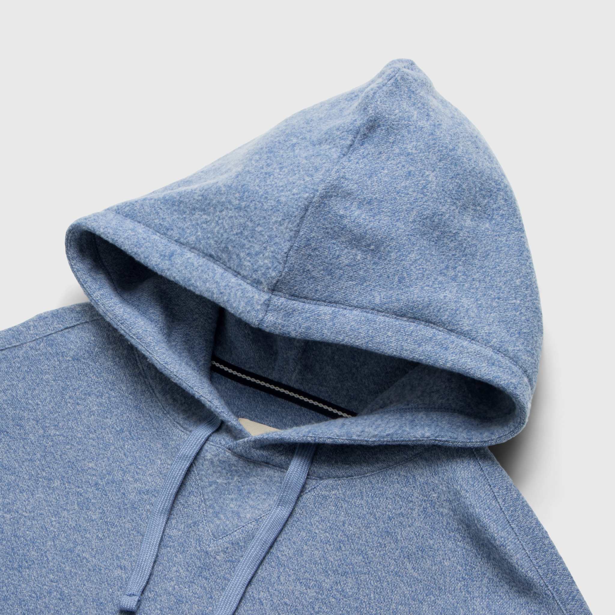 Justin Cashmist Fleece Hoodie - Blue Heather - WonderingCloth