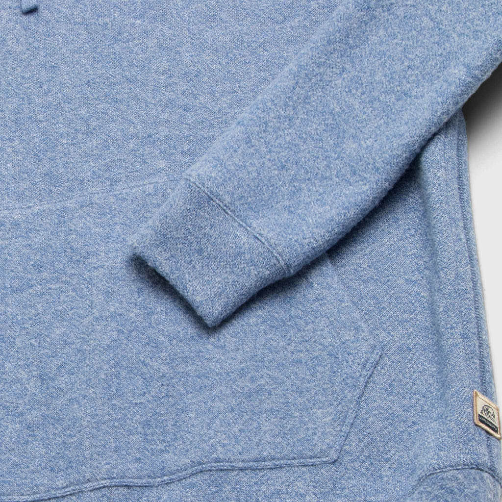 Justin Cashmist Fleece Hoodie - Blue Heather - WonderingCloth