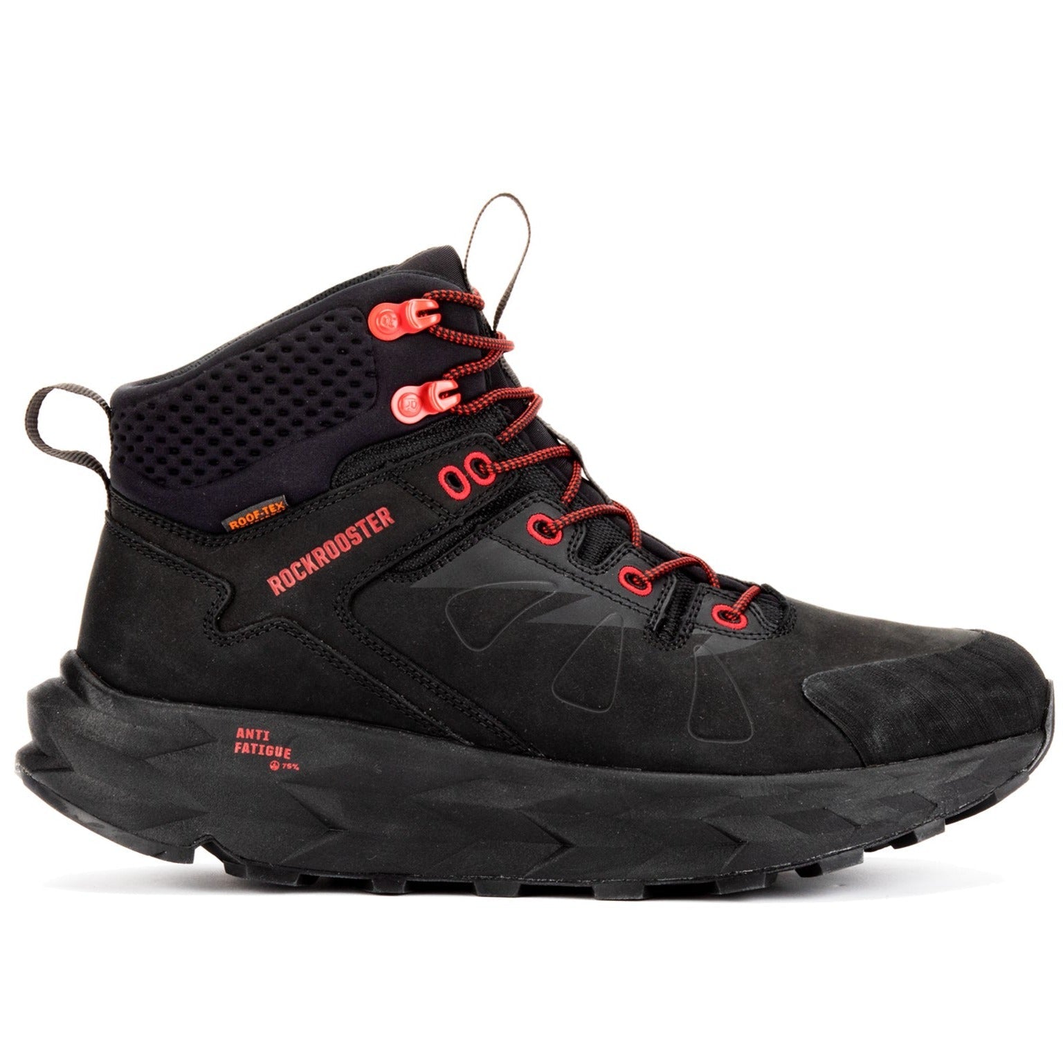 ROCKROOSTER Farmington Black 6 Inch Waterproof Hiking Boots with VIBRAM® Outsole  OC21034 - WonderingCloth