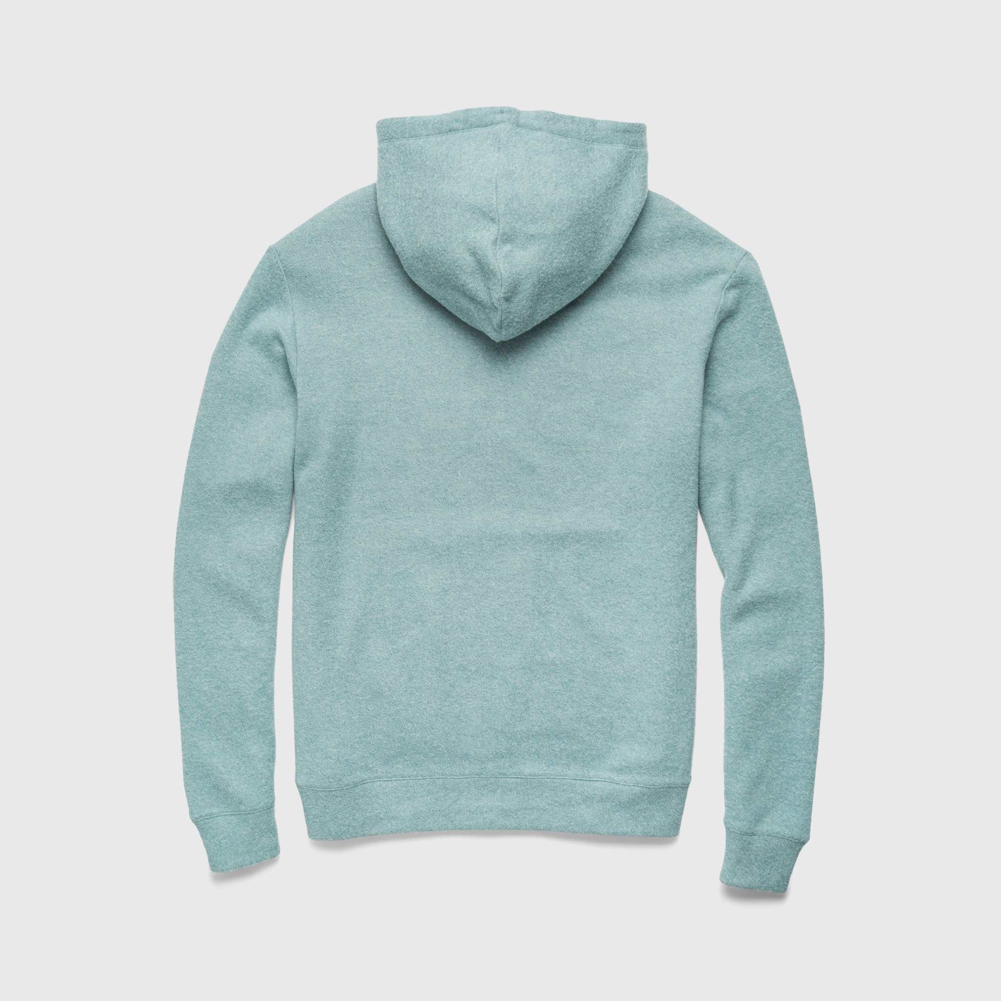 Justin Cashmist Fleece Hoodie - Aqua Heather - WonderingCloth