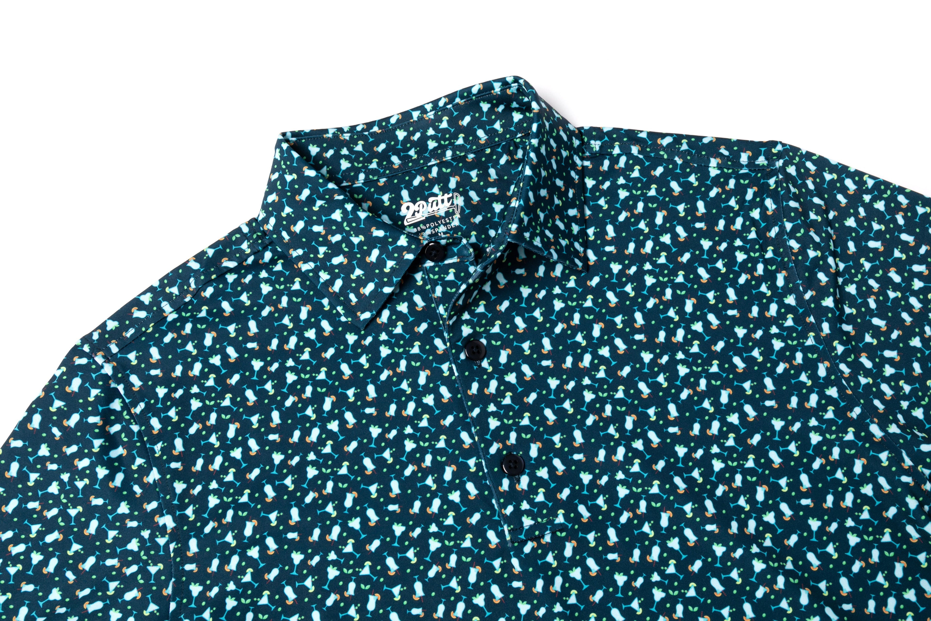 Cocktail Hour Men's Polo - WonderingCloth