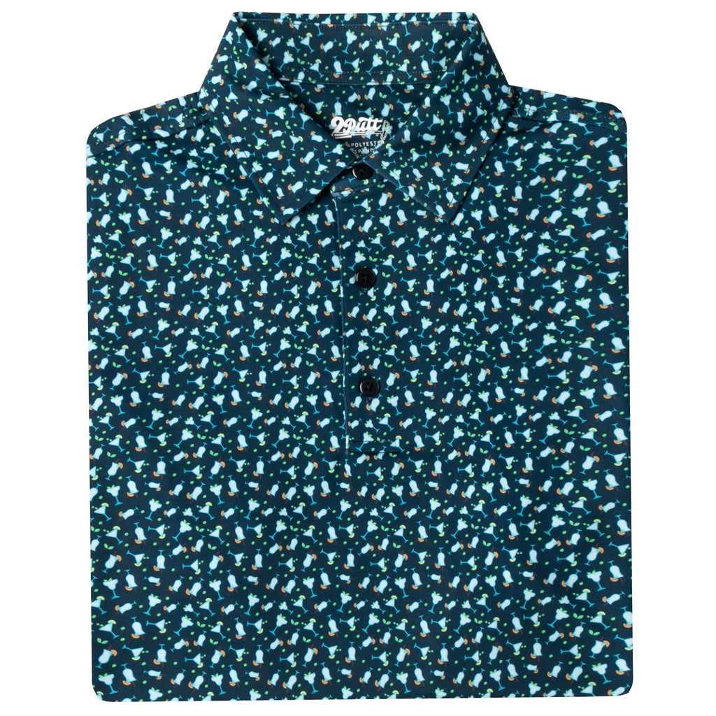 Cocktail Hour Men's Polo - WonderingCloth
