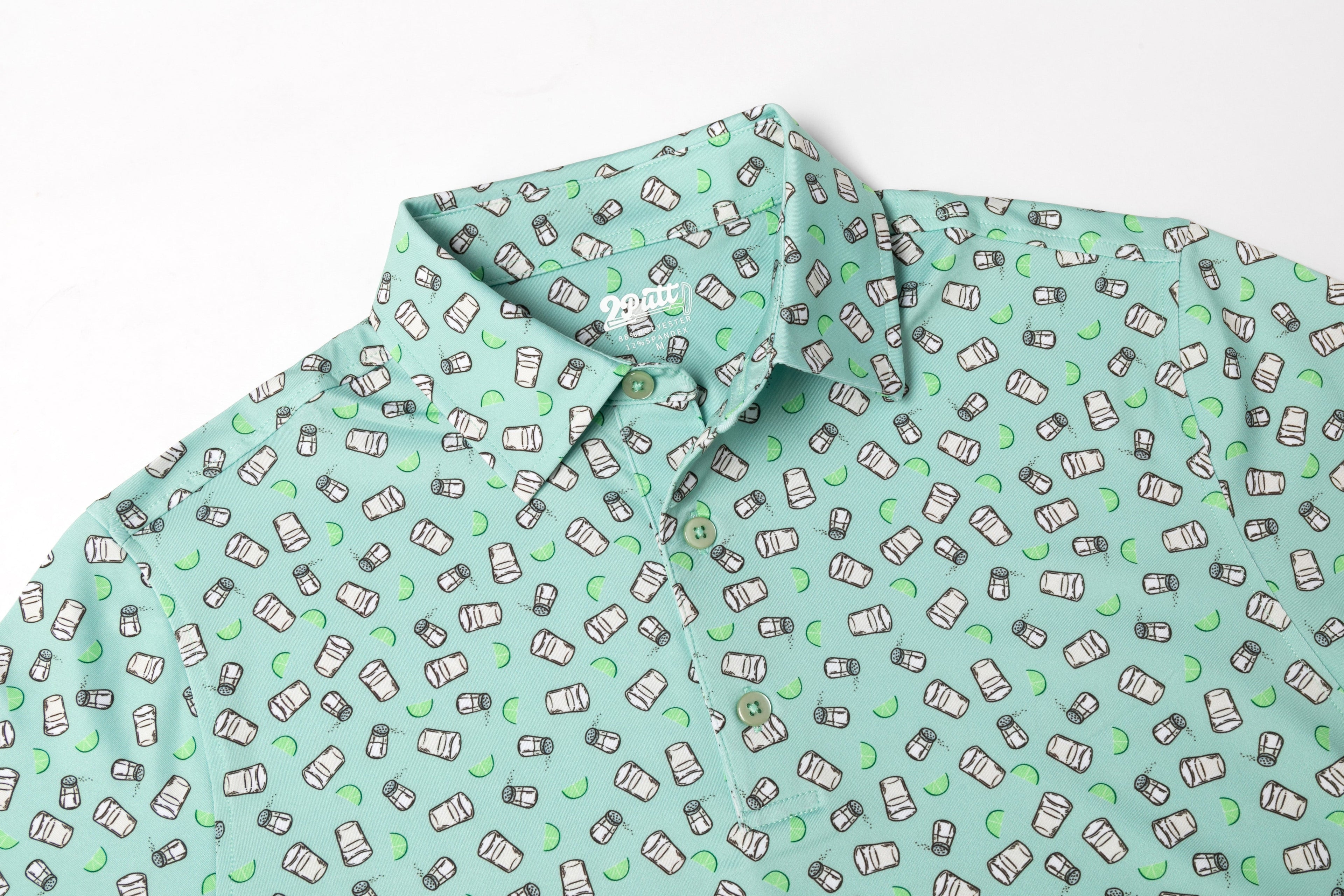 Tequila Shots Men's Polo - WonderingCloth