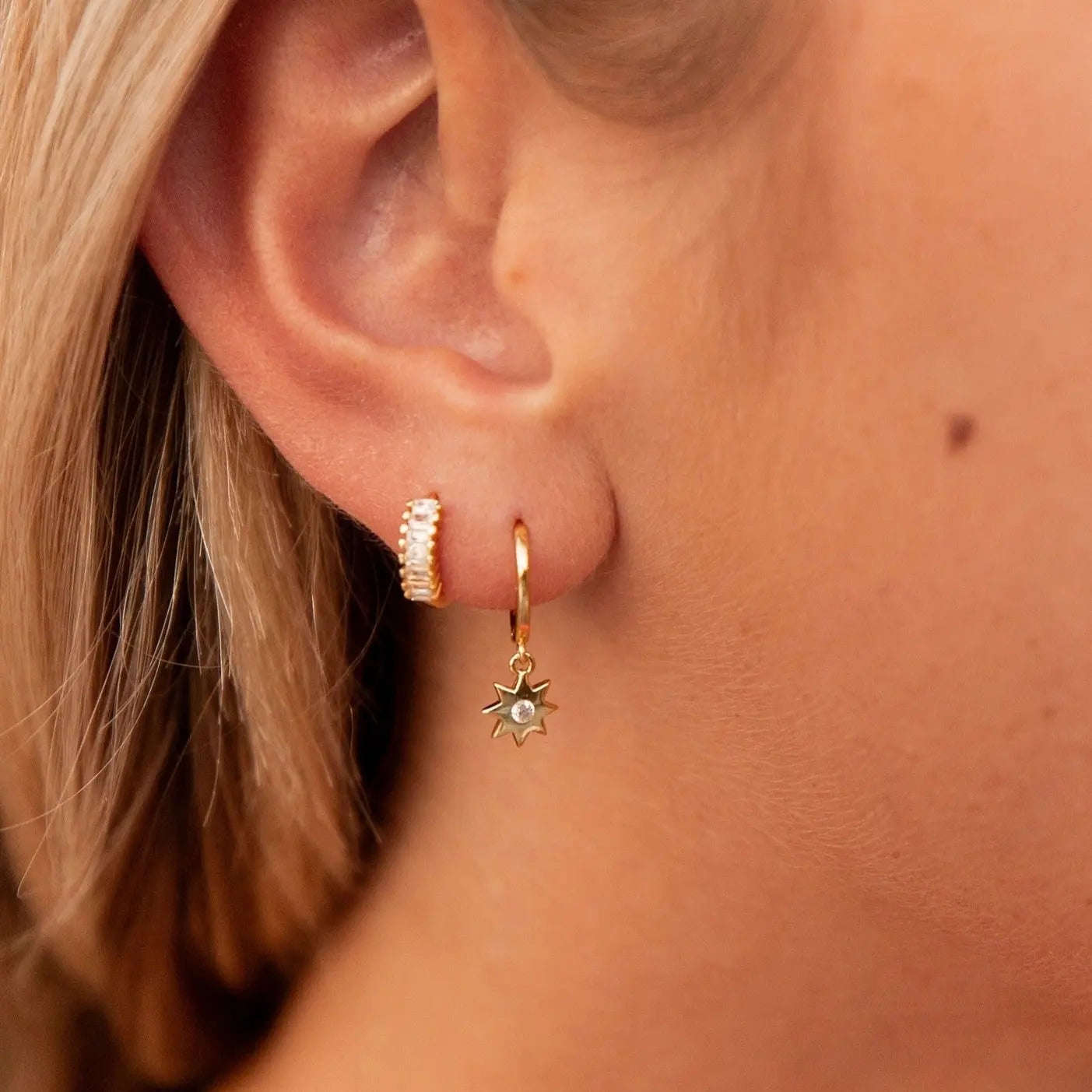 Sunburst Hoops - WonderingCloth